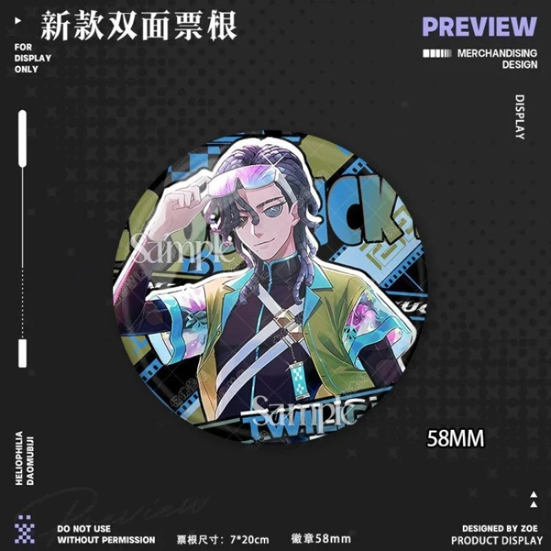 Identity Ⅴ Game Figure Emil Metal Badge Ithaqua Anime Pin Alva Lorenz Backpack Ornament Keyring Accessories Fans Collection Gift