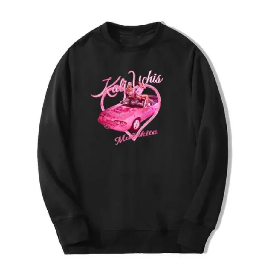 Kali Uchis-Sudadera con capucha para hombre y mujer, prenda de manga larga y cuello redondo, con estampado de Luna Roja en Venus, gira mundial, 2023