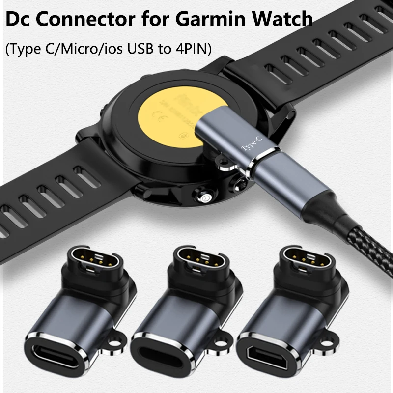 �y�Z�[�����z�^�C�v C/�}�C�N��/IOS USB ���� 4 �s���[�d�A�_�v�^�[�R�l�N�^ Garmin Fenix 7/6/5/7X/6X/5X/Venu 2 Plus �E�H�b�`�[�d�R���o�[�^�[�p