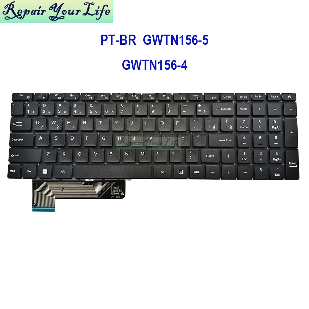 Brazilian Keyboard For Gateway GWTN156-4BK GWTN156-5 5GR GWTN156-5BL GWTN156-4BL 4GR 4PR Teclado Laptop PT-BR Brazil Portuguese