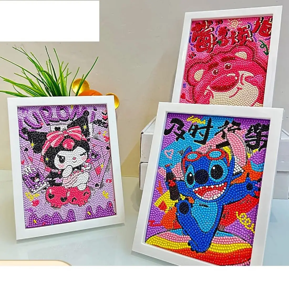 18*23cm Cartoon Diamond Painting 5D Sticking Full Drills Embroider Room Decoration Draw Handiwork Semi-Finished Products