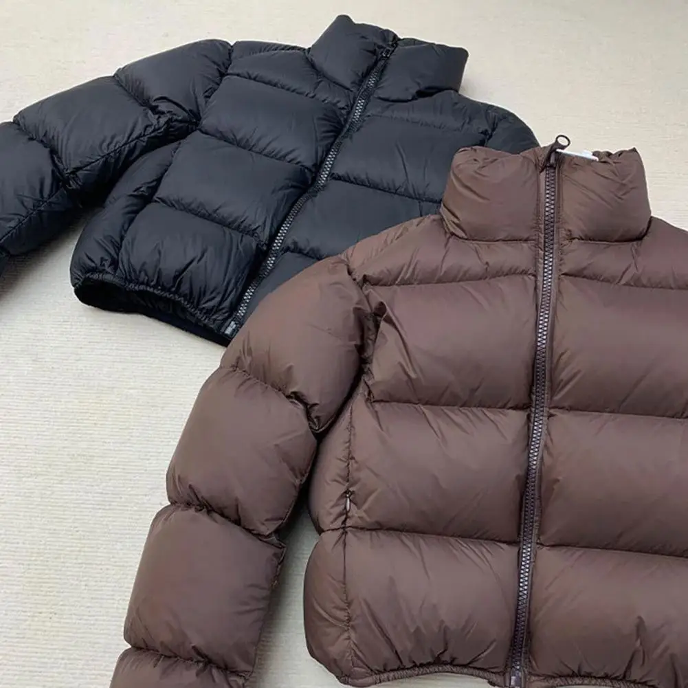 

Women Autumn Winter Short Down Jacket Stand Collar Warm Casual Elegant Sleeveless Coats Outdoor Quilted Travel Jackets Clothes