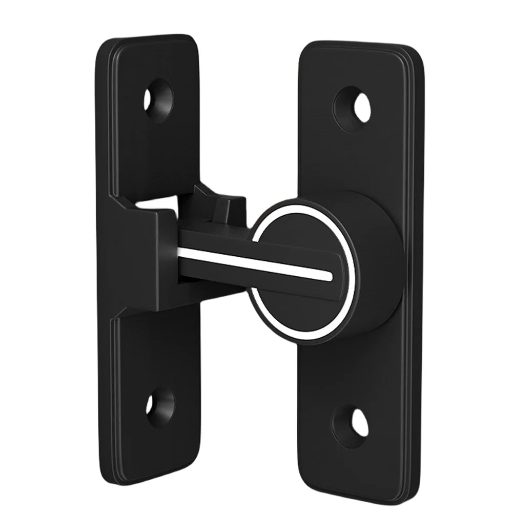 Luminous Sliding Barn Door Latch 90 Degree Gate Door Bolt Heavy Duty Right Angle Barn Lock Zinc Alloy for Bathroom Garage Window