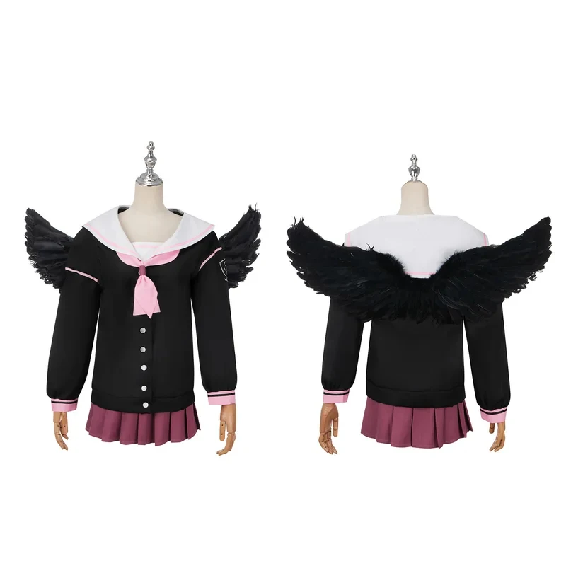 ABC123Blue Archive Shimoe Koharu Cosplay Costume Sailor Uniform Suit With Hat Wing Women Girl Halloween Party Outfit H5,j'8.k/4\ view 3