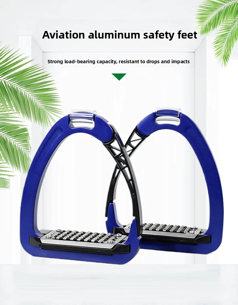 Aviation Aluminum Safety Stirrrup Rider Equestrian Pedal Safety Anti-skid Pedal Equestrian Supplies Seat