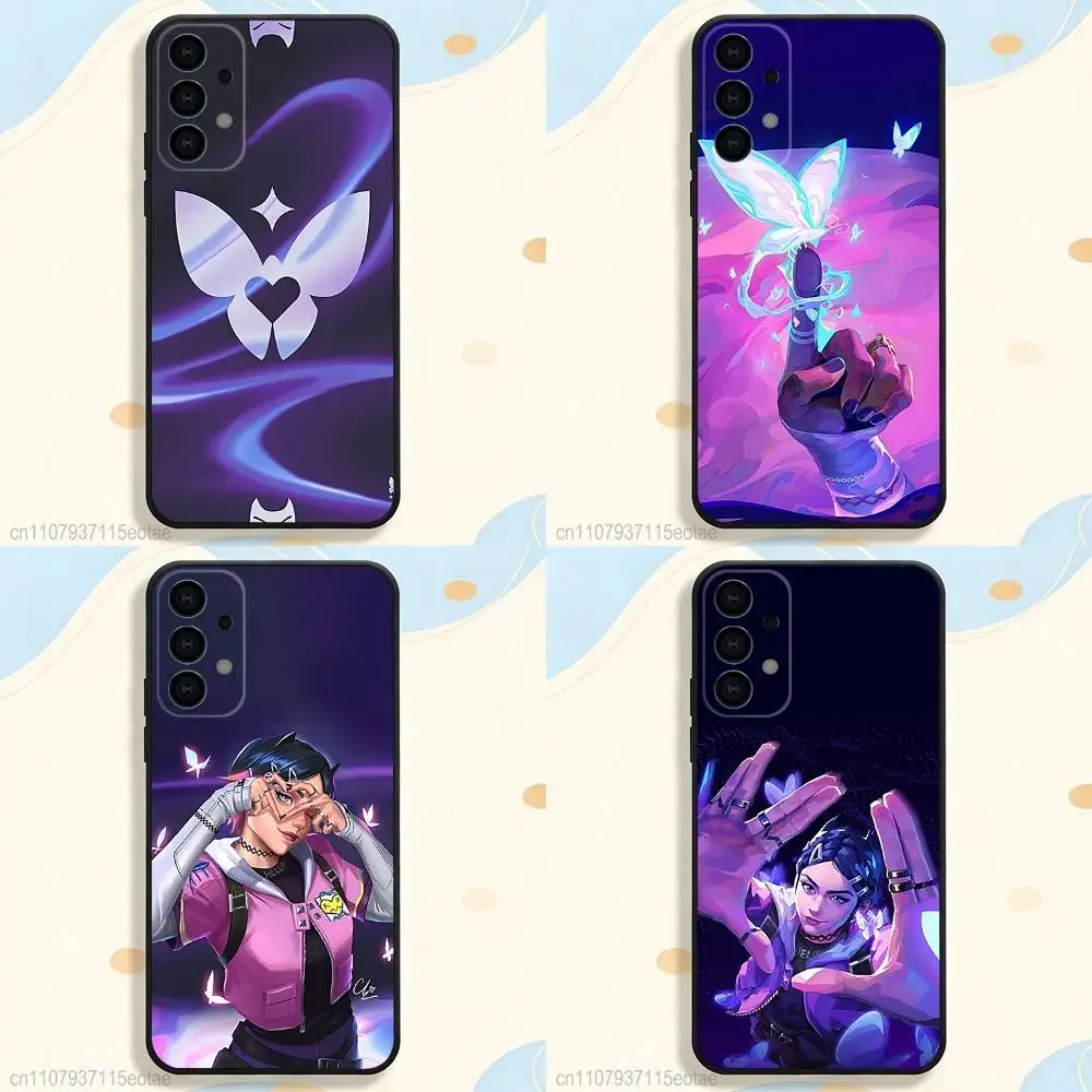 

Popular V-Valorant C-Clove Phone Case For Samsung S25,S26,S24,S21,S22,S23,S30,Ultra,S20,Plus,Fe,Lite,5G Black Cover