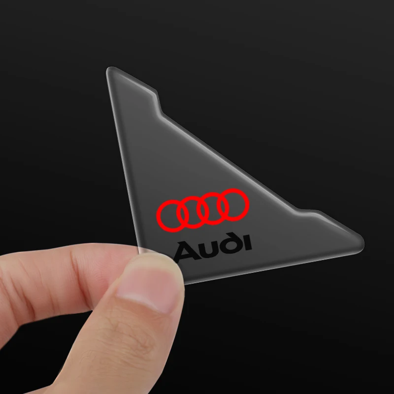 2Pcs Transparent Car Door Corner Cover Anti-Scratch Protection Sticker For Audi A4 A3 A5 A6 A1 A7 A8 Q2 Q3 Q5 Q7 Q8 RS S Line