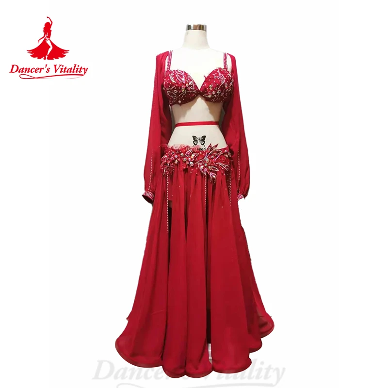 Belly Dance Performance Suit for Women Belly Dancing Competition Set Customzied Adult Child Bellydance Costumes Set Stage Wear