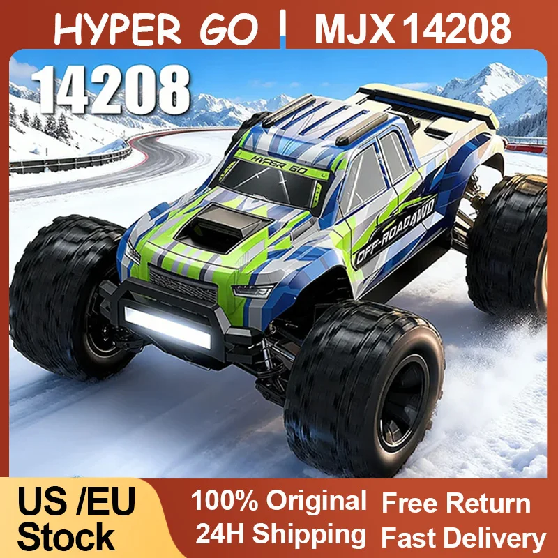 MJX Hyper Go 14208 1/14 4WD RC Car 75KM/H OR 65KM/H Brushless RC Racing Car Remote Control Cars Off-Road Truck Toys