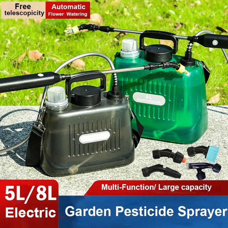 

5L 8L Agricultural Electric Spray Garden Automatic Atomizer Spray USB Rechargeable Garden Irrigation Tool Garden Sprayer