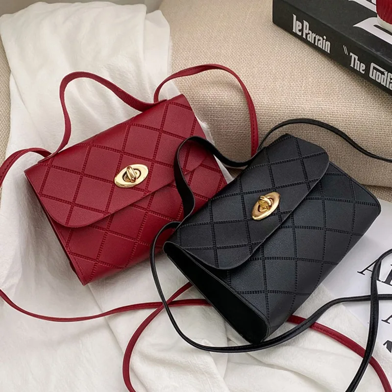 Messenger Bag For Women Female Shoulder Bag Fashion Ladies Crossbody Bags Solid Color High Quality Elegant Lady Handbags 2023