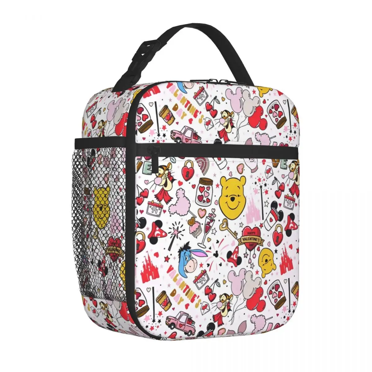 

Winnie The Pooh Insulated Lunch Bags Cooler Bag Reusable Lunch Container High Capacity Tote Lunch Box Food Storage Bags Outdoor