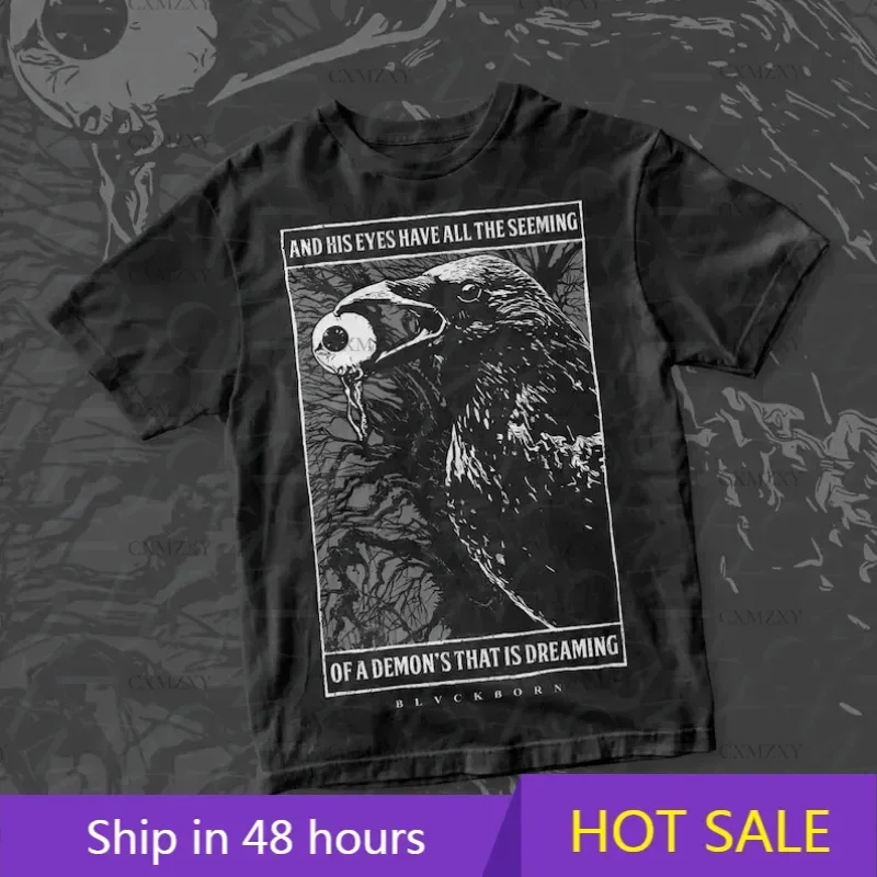 

And His Eyes Have All The Seeming cotton shirtmen women enthusiast summer casual cotton uni T-shirt