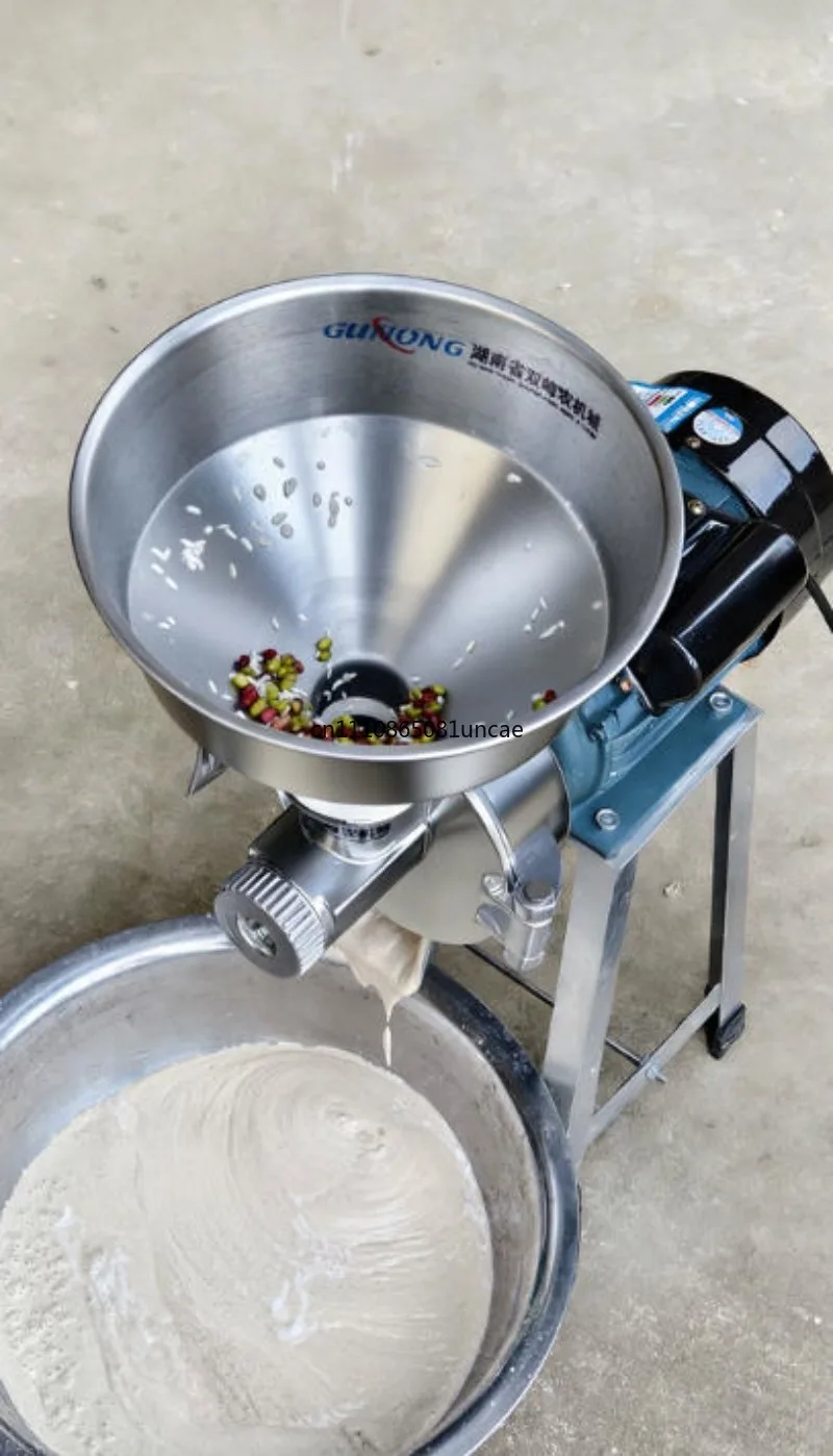 Commercial & Household Automatic Stone Wet Grinder for Rice Rolls, Soy Milk, Tofu & Rice Milk