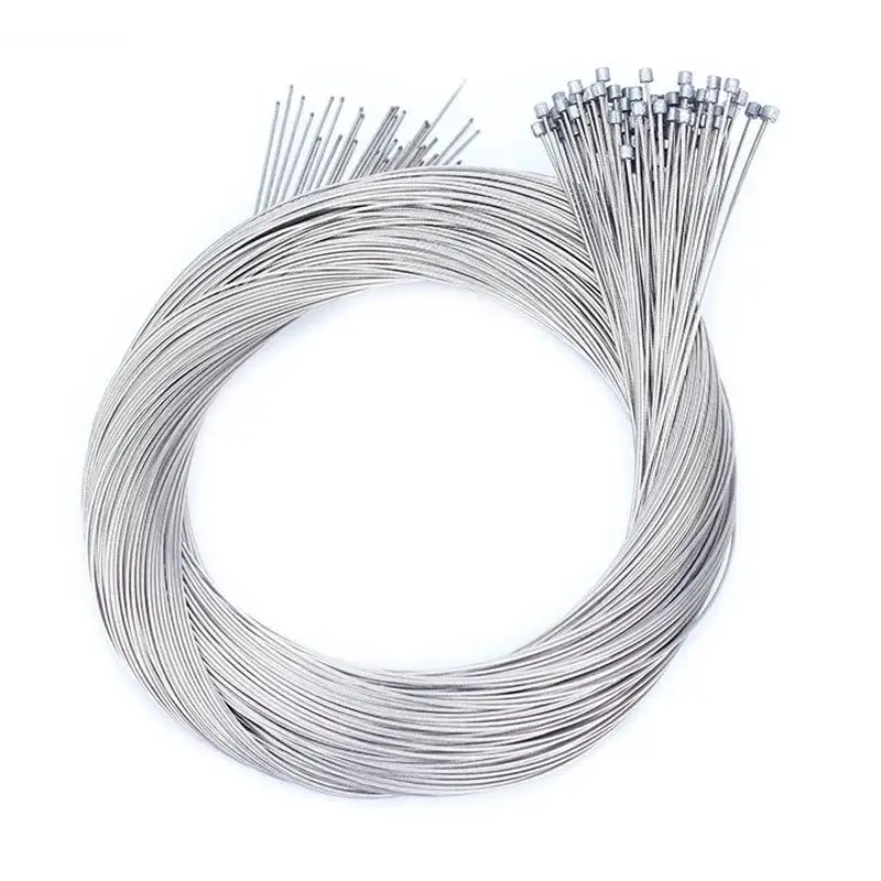 2M MTB Bicycle Brake Shifter Line Bicycle Speed Stainless Steel Line Fixed Gear Cable Core Inner Wire for MTB Road Bike