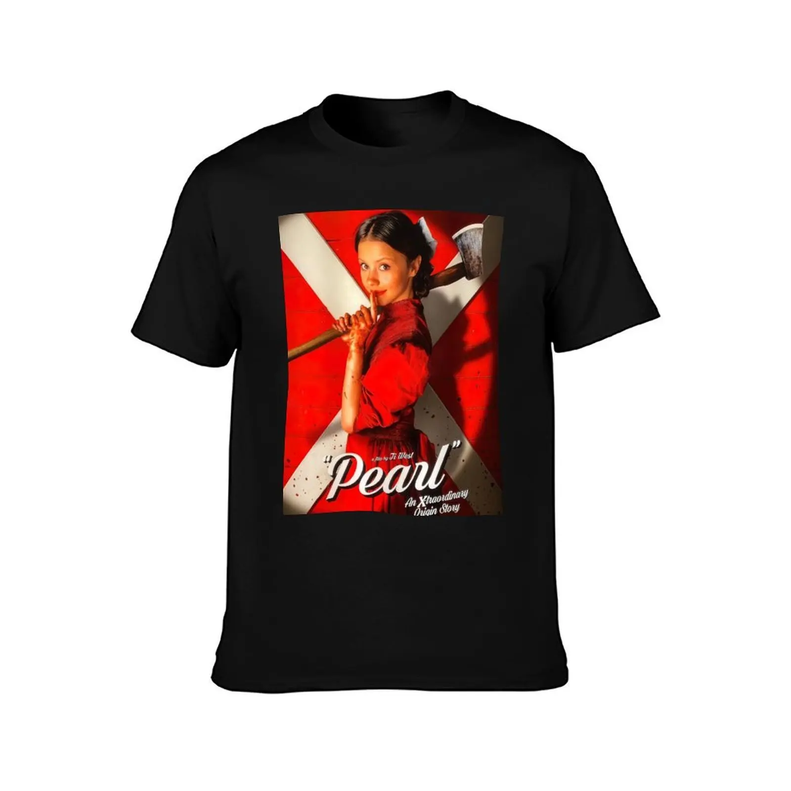 X Movie, mia goth pearl poster T-Shirt Sport Basic Moisture Wicking Tee T-Shirt