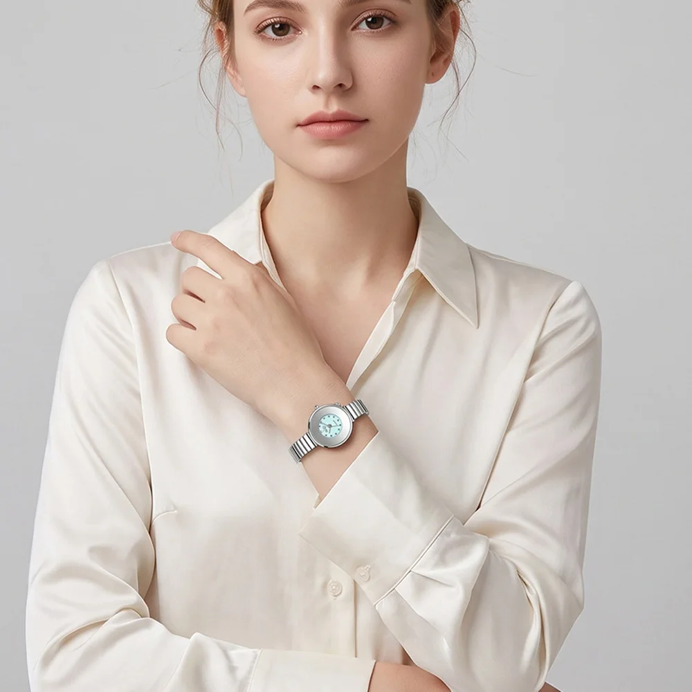 Gedi Women's Quartz Watch Instagram-Style Stunning Women's Watch with Round Elastic Strap watches for woman  reloj часы