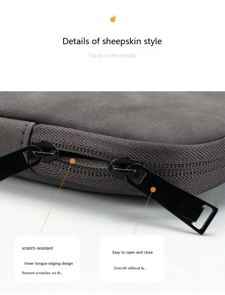 Laptop-Schutzhülle 11,6-15,6 Zoll Neopren-Schutztasche für MacBook Ultrabook – Detail 17
