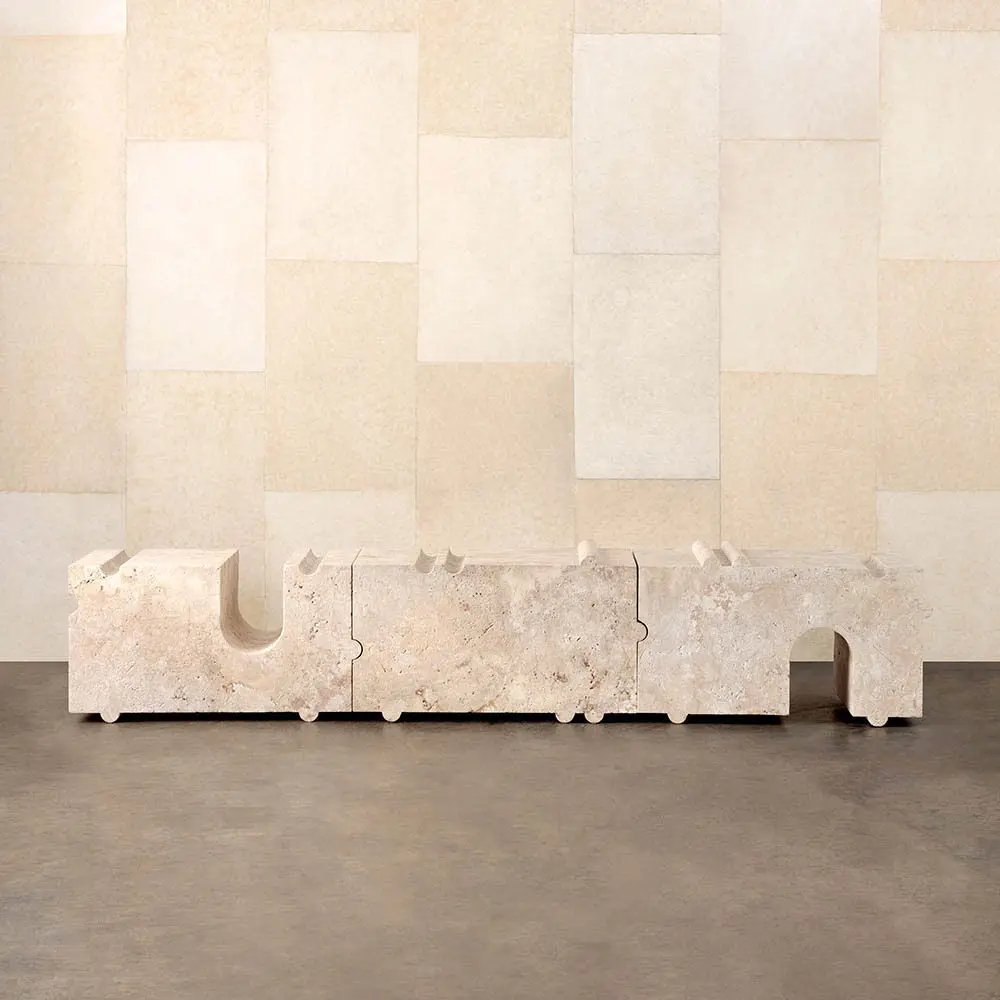 

&d Italian r Style Natural Travertine Column Side Table Creative Carving Casual Living Room Coffee Table Side s Personality