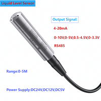 4-20mA 0-10V 0-3.3V Hydrostatic Liquid Level Transmitter Water Pressure Level Sensor Probe 0-5M 10M 15M 20M