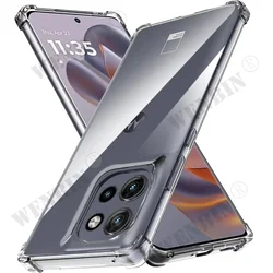 Transparent TPU Shockproof Case For Motorola Edge 50 40 Neo Pro Protective Cover Capa Coque Funda