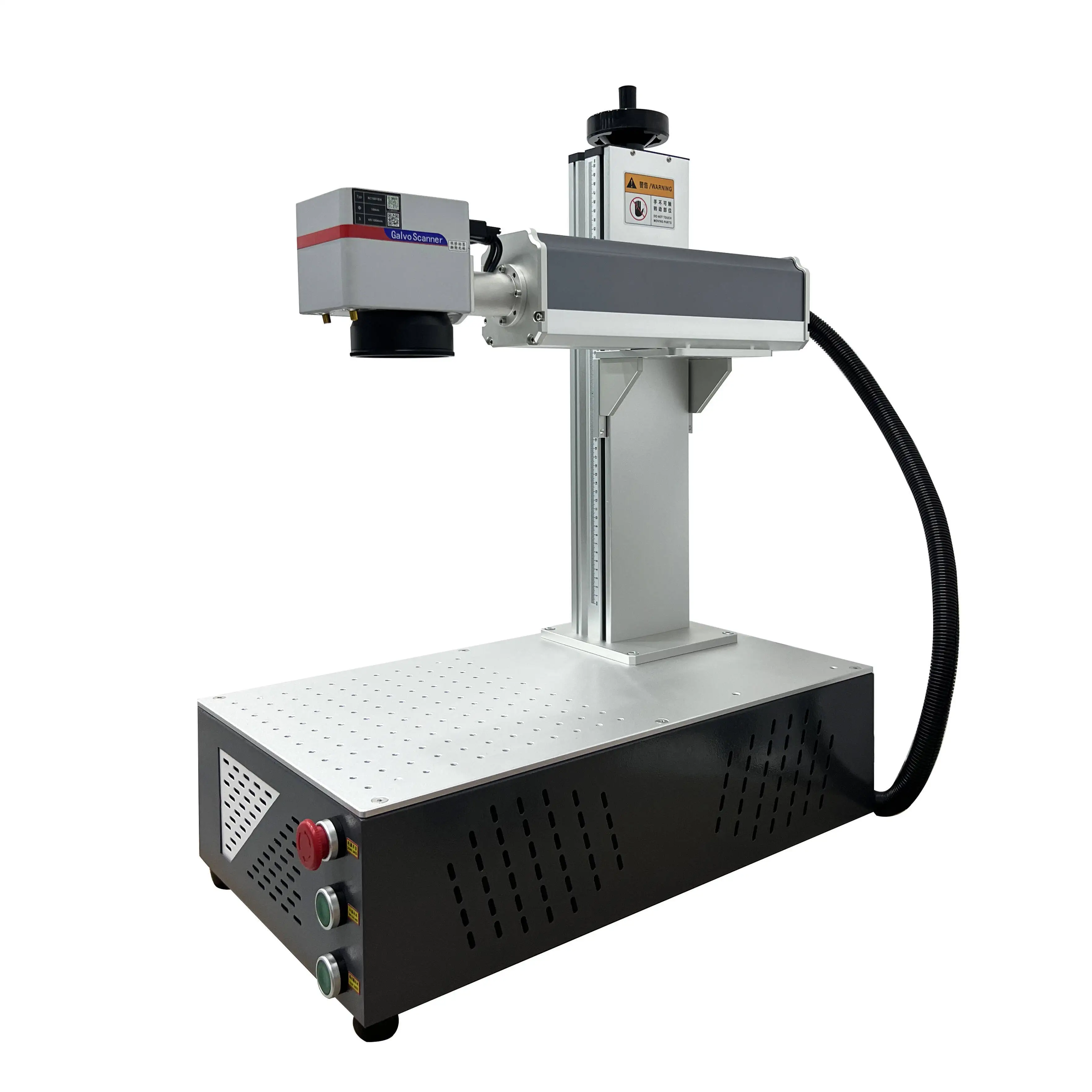 Desktop Portable3w 5W 10W UV Marking Metal Engraving Hines With Raycus Max JPT Laser Source