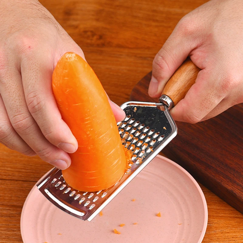 Stainless Steel Carrot Grater Garlic Crusher Cheese Shredders Vegetable Fruit Slicer Home Kitchen Accessories