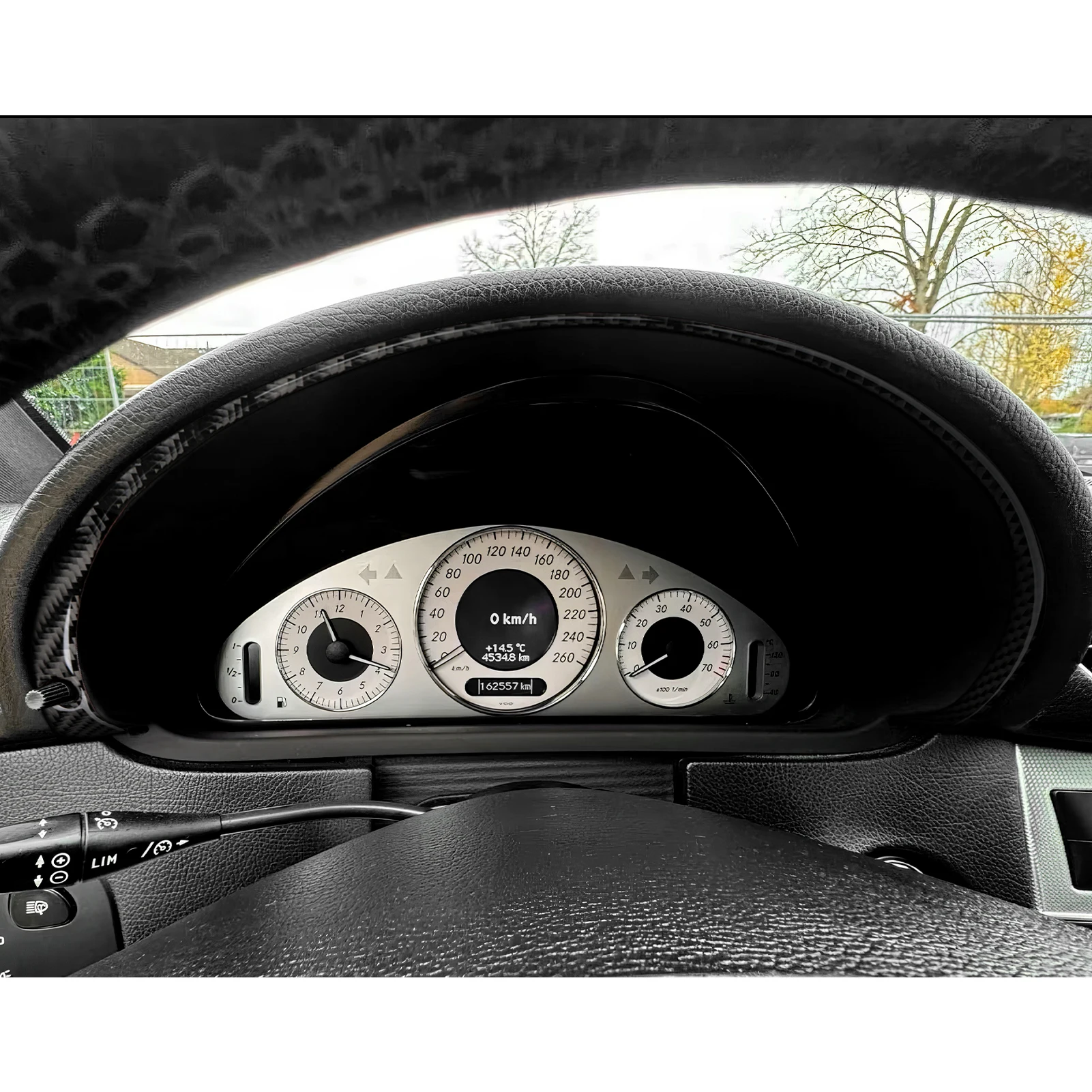 Kohlefaser-Innenaufkleber. Auto-Mittelkonsole Schalthebel-Verkleidung Für Mercedes Benz CLK A209 C209 (2002-2010) Zubehör. – Detail 32