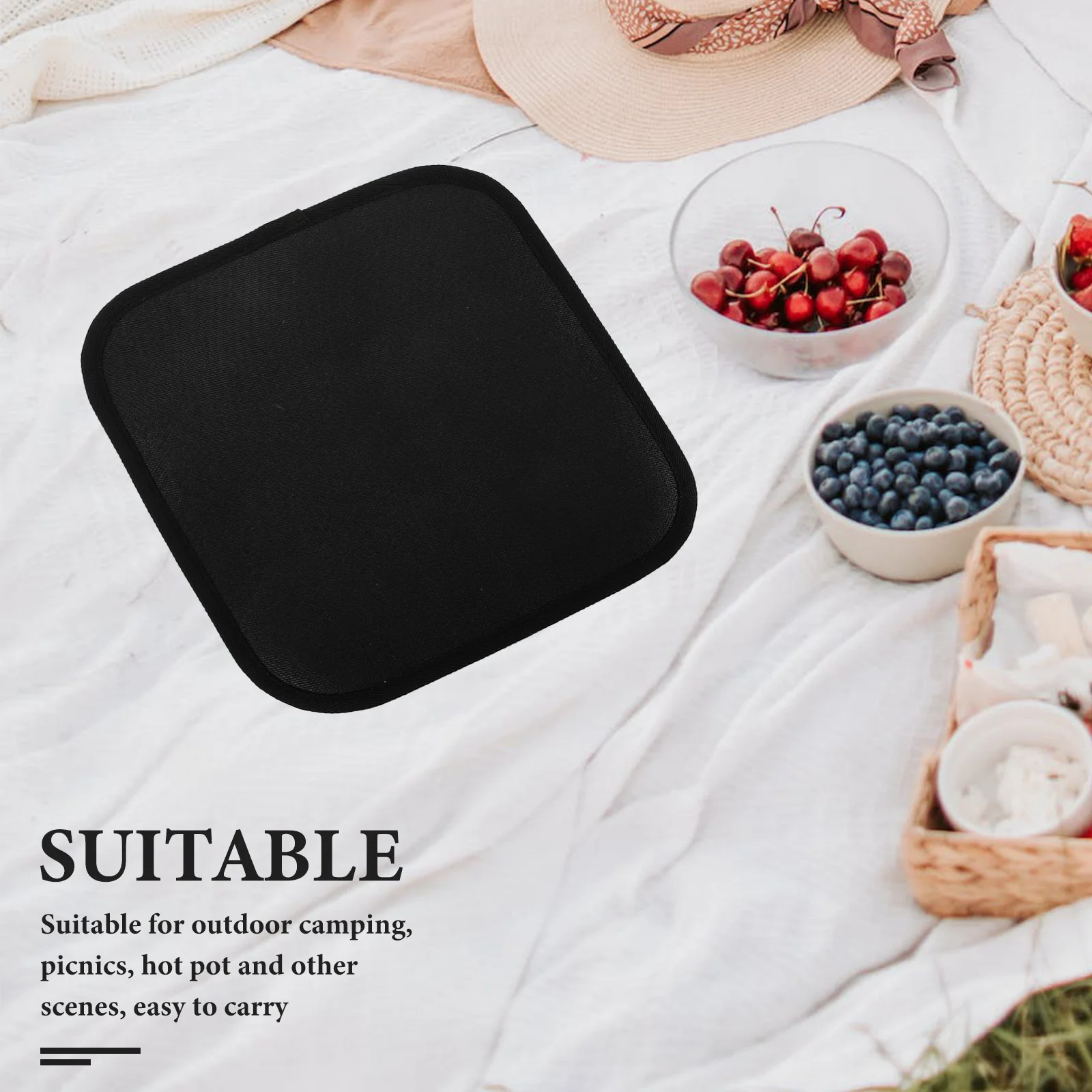 

Durable Heat Shield Mat for Tabletop Fire Pits Ideal for Patio Deck Lawn Outdoor Fireplace Rug Bbq Grill Pad Outdoor Rubber Mat