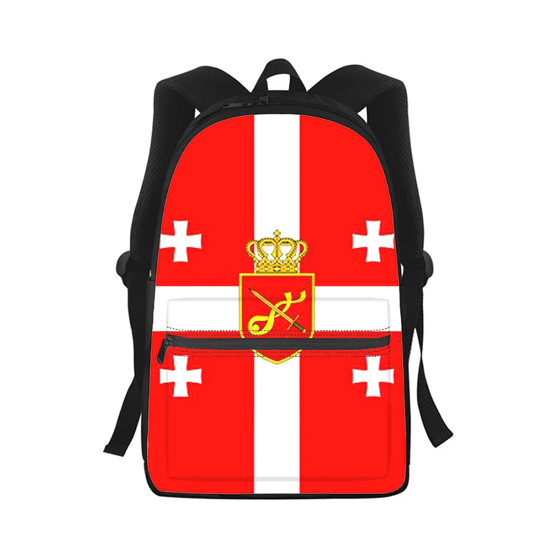 

Рюкзак с 3D-принтом флага Джорджии для мужчин и женщин, модная школьная сумка для студентов, детский дорожный ранец на плечо для ноутбука