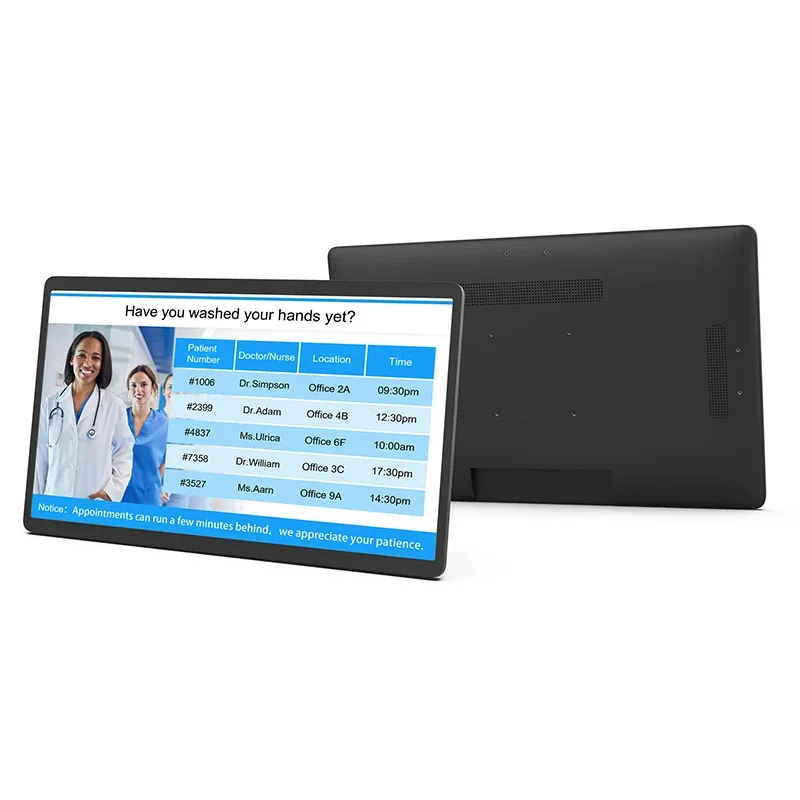 24 Inch Vesa Mount Affordable Flash Light School Android Tablet HD-MI  UHD Graphics Touch Screen Digital Signage