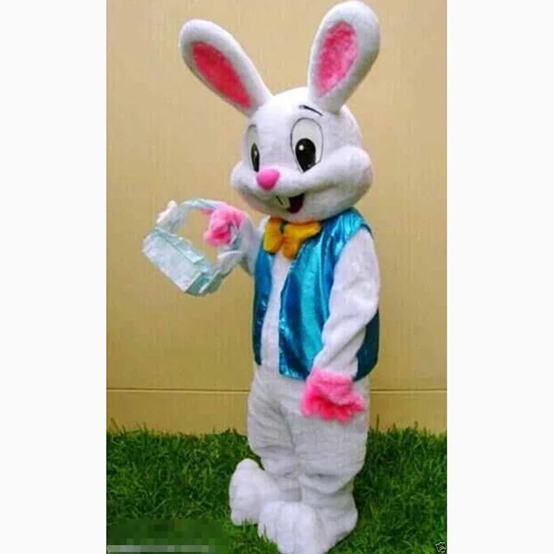 cosplay costumes  Cakes Professional Easter Bunny Mascot costume Bugs Rabbit Hare Easter Adult Mascot