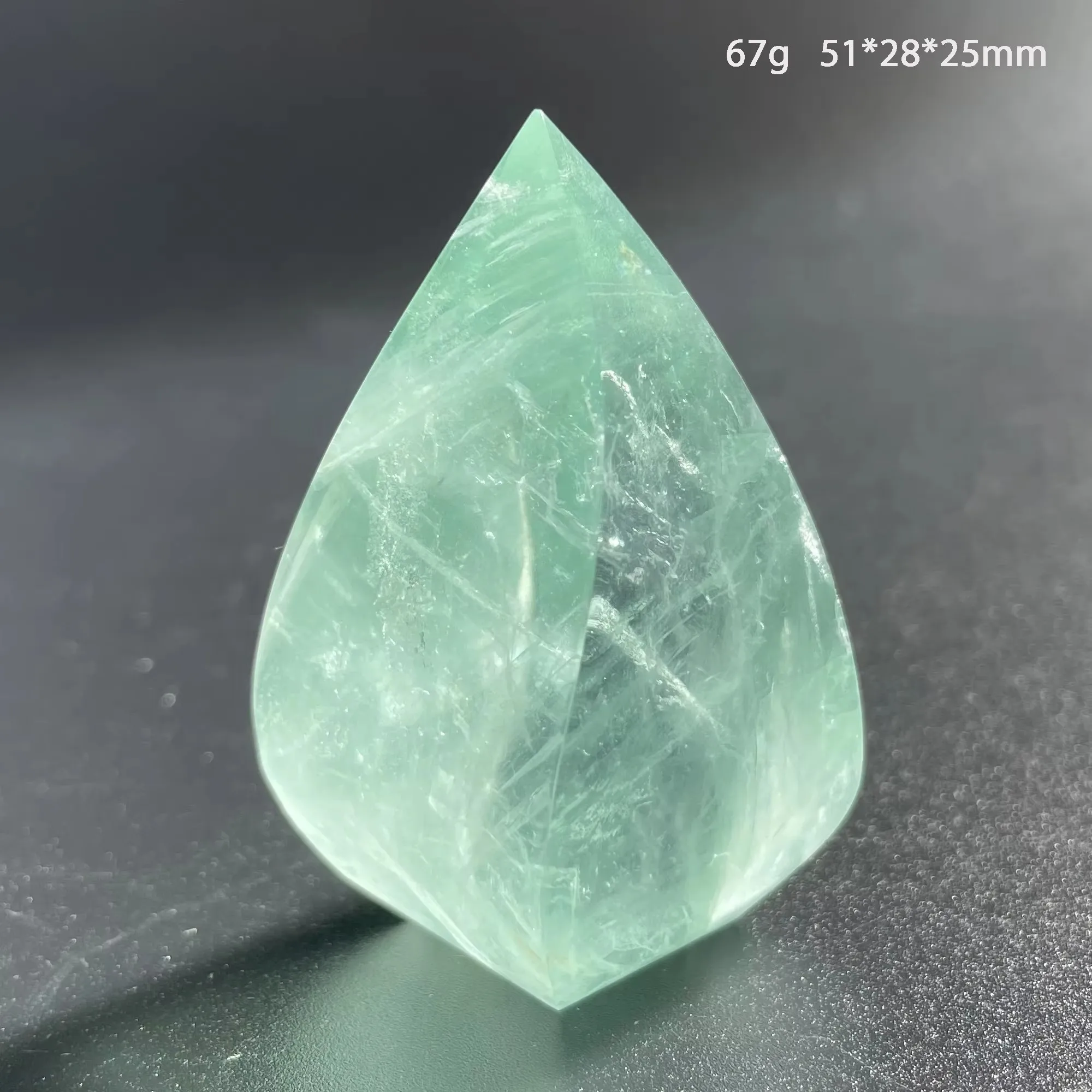 Natural Green Fluorite Crystal Torch Tower Colorful Fluorite Wand Point Quartz Crystal Healing Treatment Decoration Obelisk Gift