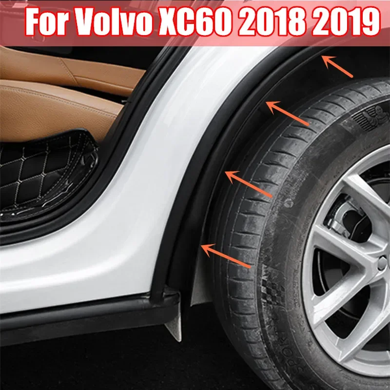 

for Volvo XC60 Rear Wheel Mudguard 2018 2019 XC60 Rear Door Tire Mud Flaps Mudguards Modification Car Acessories 2020 Body Kit