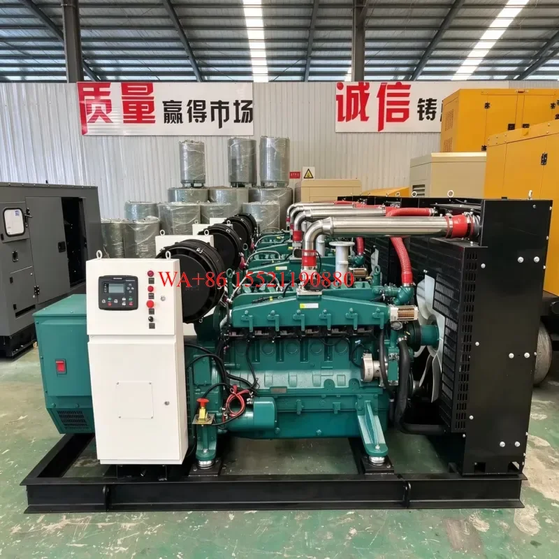WMWMNU for WP10D320E200 300KW 375KVA Diesel Generator Open Type Portable Power Plant with Digital Control Panel Low Noise for