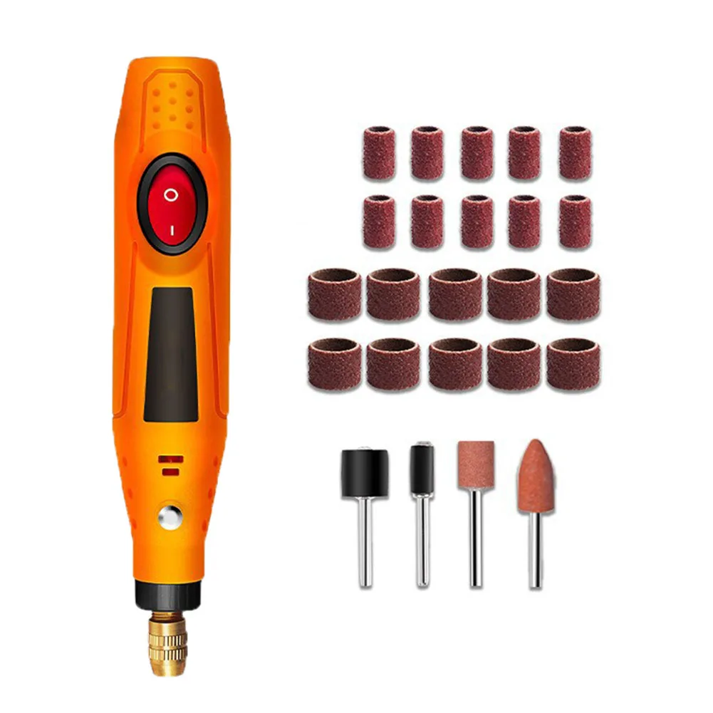 Rotary Electric Grinder Pen for Metal Wood Stone Plastic Carving Polishing Grinding Cutting 16000 RPM and 0.5-3.2mm Collet Range