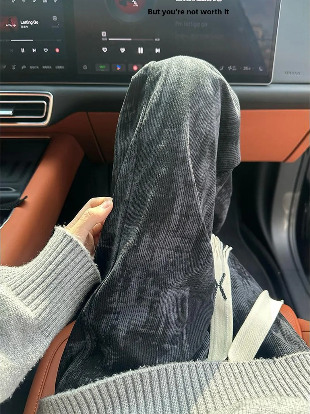 American Sle Men's Bla Tie Dye Pants Spring Autumn Trendy Brand Youth Sports Sweatpants Loose Straight Casual Pants