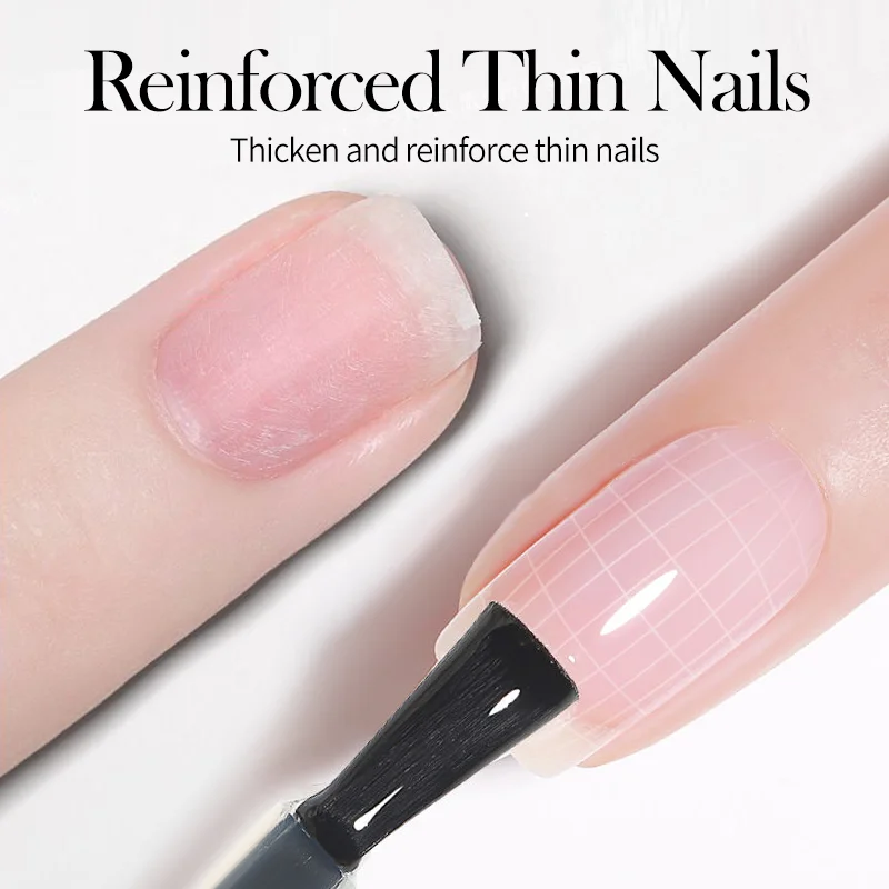 UR SUGAR 15ml ไฟเบอร์ซ่อมฐานเจลชุดสําหรับเล็บหักซ่อมแซมไม่มีเช็ด Top Coat Soak Off UV LED อเนกประสงค์เจล UV โคมไฟ