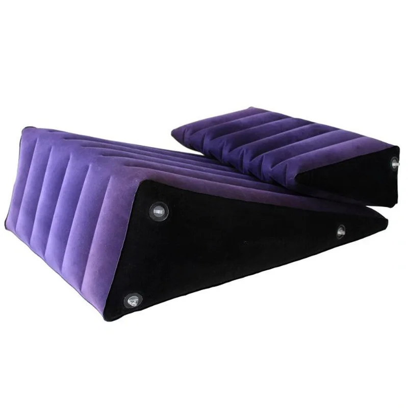 TOUGHAGE Wedge Pillow Cube Sofa Inflatable Triangle Chair Bed Pad Love Positions Furniture For Couple Lovers Husband And Wife