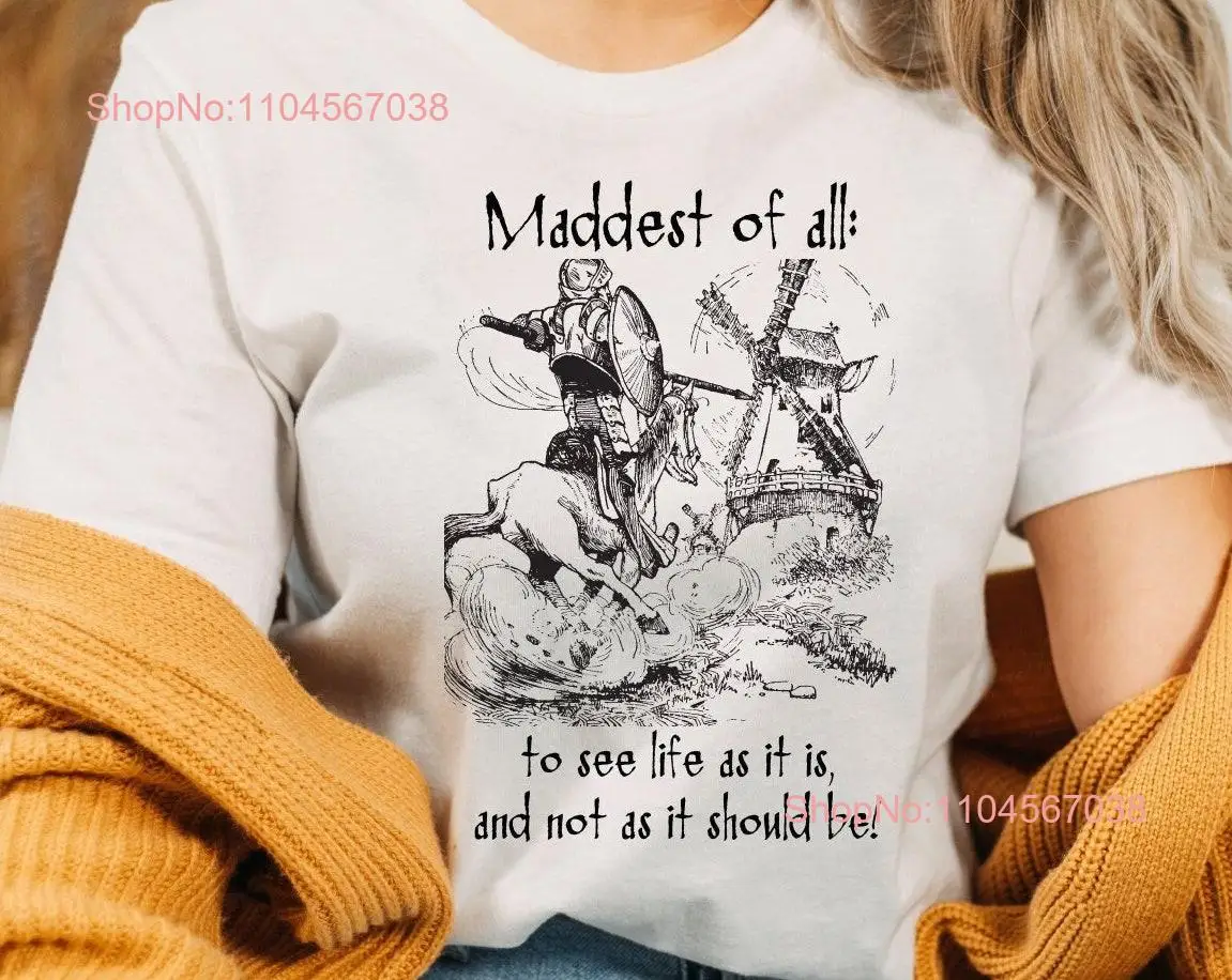 Don quijote molino de viento quioxte sancho panza miguel de cervantes librero merch amante del libro bolso camisa literaria literatura española