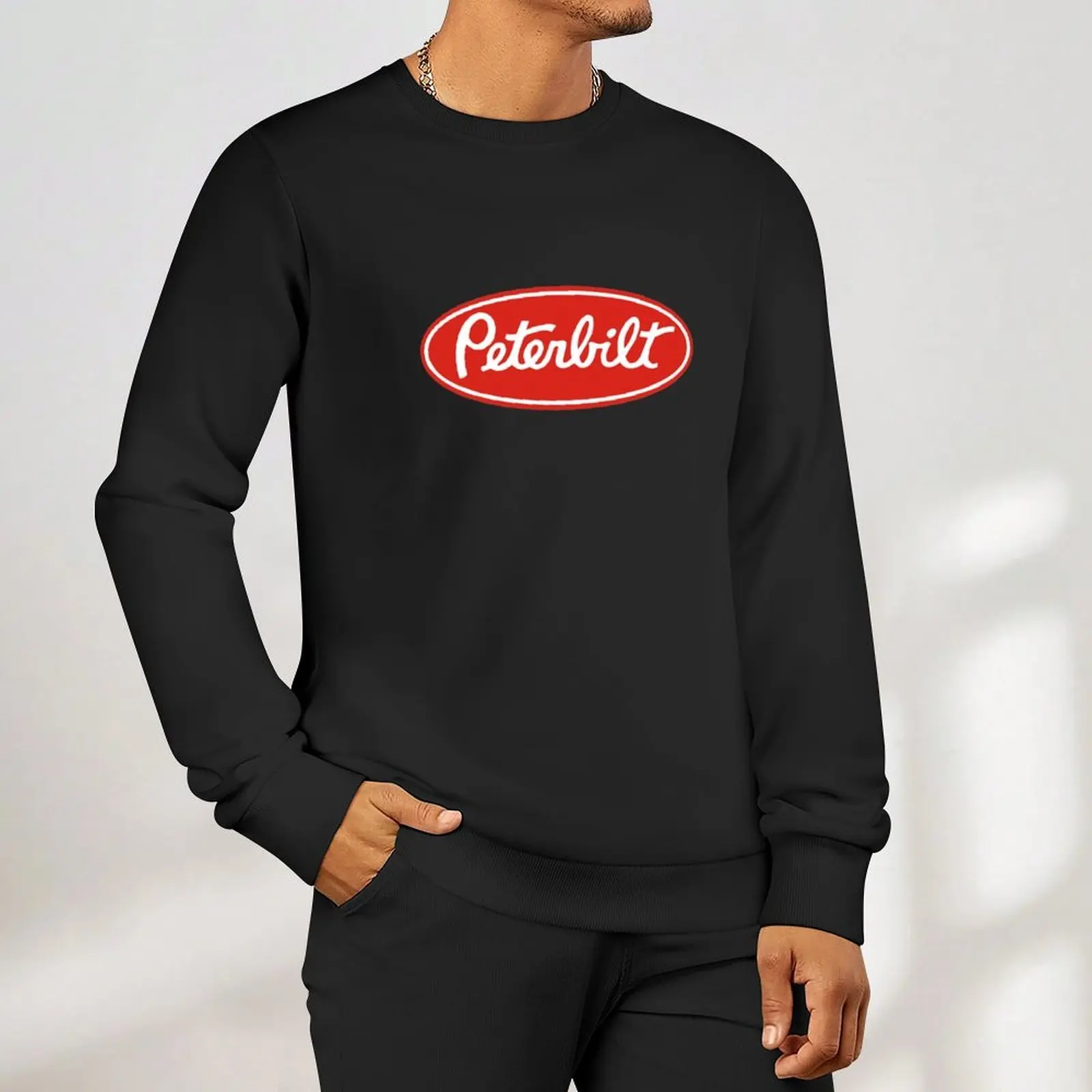 بلوفر بشعار Peterbilt Truck Racing ملابس رجالية ملابس رجالية ملابس أنيمي بدلة رياضية بلوزات رجالية