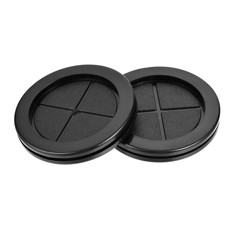 Uxcell-Round Rubber Eyelet, Double Sided Mount, 70mm Diameter, for Cable Protection, 8 pcs.