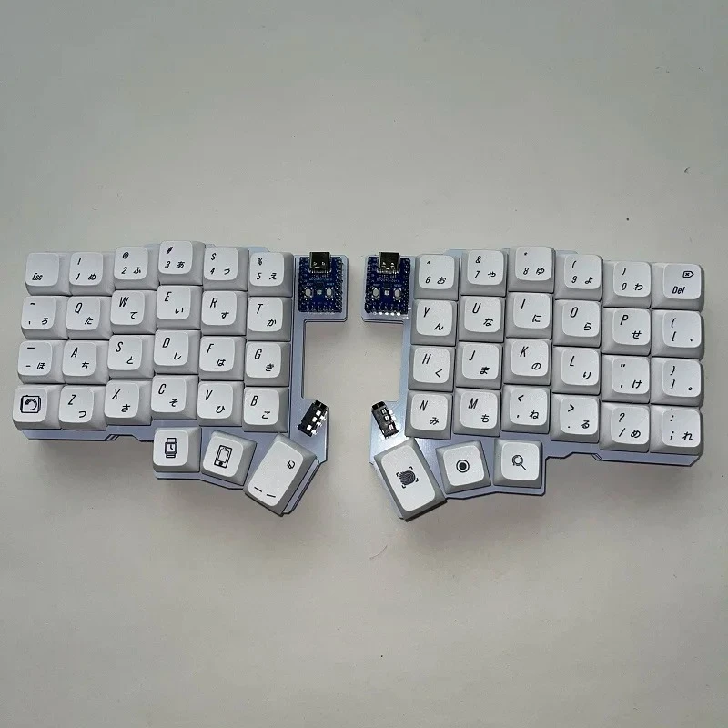 Silakka54 分割キーボード 有線 シングルモード QMK 分割キーボード