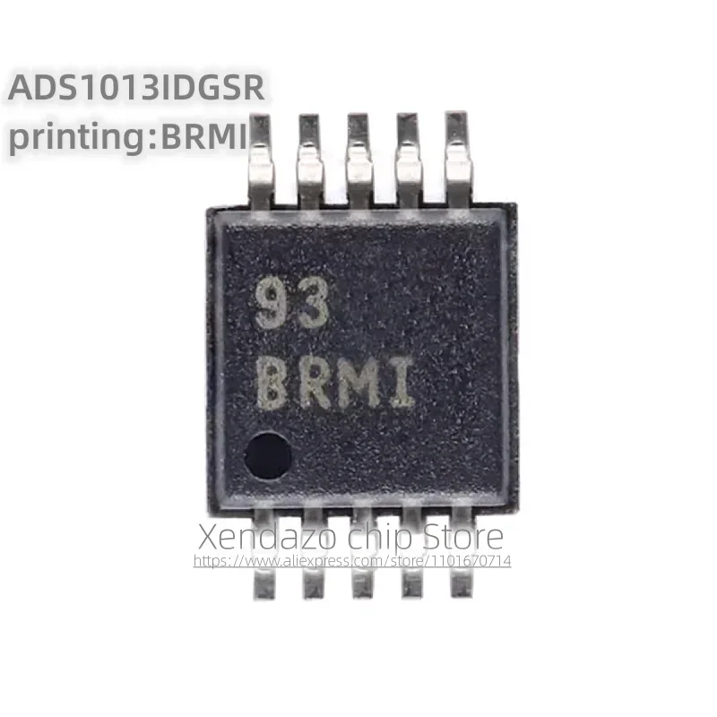 5pcs/lot ADS1013IDGSR printing BRMI VSSOP-10 package Original genuine 12 bit analog-to-digital converter (DAC) chip