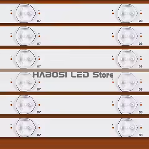 100% New 12pcs/Kit LED Strips 48 TV VIEW SONIC CDE480 PHI LIPS 48PFS64093