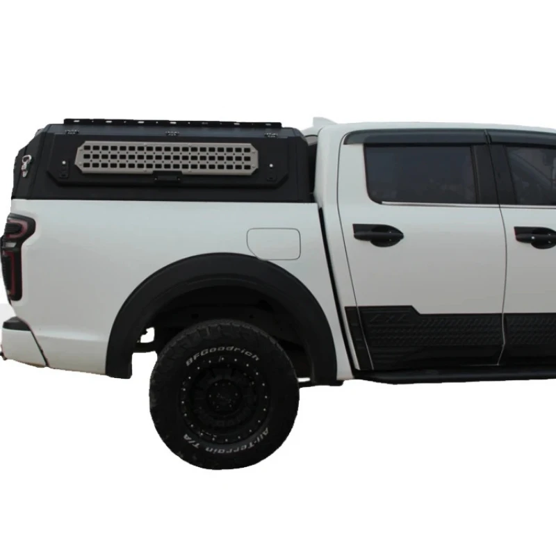 Overland Aluminum Alloy Hard Top Pickup Truck Bed Canopy Cover Same Height As Cab Cargo Protector