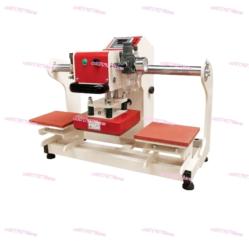 

Pneumatic Heat Transfer Machine Double Clothing Printing Single Station Press