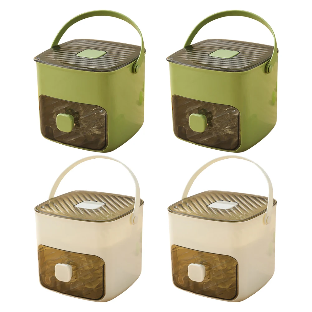 

Портативный льдогенератор с ящиком для хранения, настольный льдогенератор, компактный льдогенератор для домашнего и наружного использования