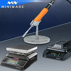Miniware Mhp50 MiNi Hot Plate SMD Rework Station PCB Board Soldering and Desoldering SA80 Soldering Iron Expansion Kit