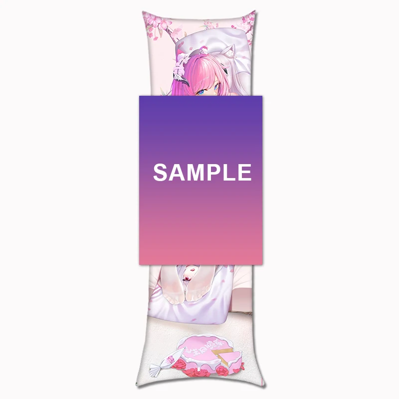 Dziewczyna Anime Elysia Honkai Impact 3 Cosplay 2WAY Dakimakura gra przytulna poszewka na poduszkę Otaku poszewka na poduszkę prezent